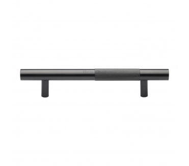 Heritage Brass Partial Knurled T-Bar Bar Door Pull Handles - Matt Bronze