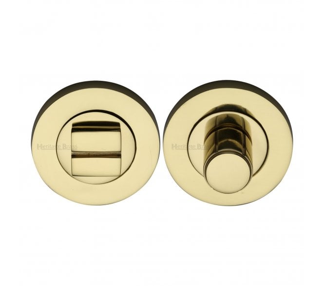 Heritage Brass Phoenix Bathroom Turn & Release -  Polished Brass