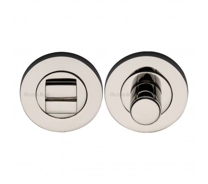 Heritage Brass Phoenix Bathroom Turn & Release -  Polished Nickel