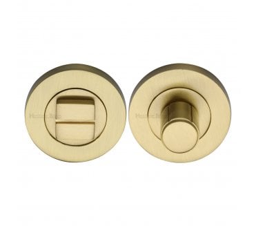 Heritage Brass Phoenix Bathroom Turn & Release -  Satin Brass