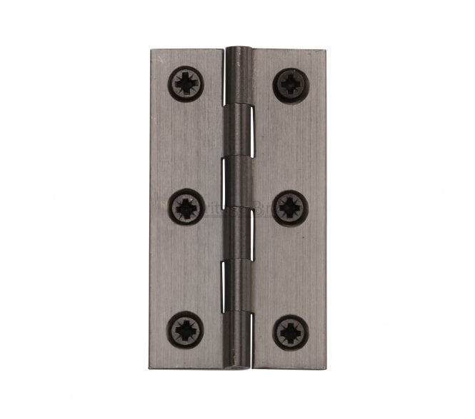 Heritage Brass Plain Butt Hinges 76x42mm - Matt Bronze (Pair)