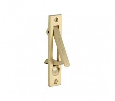 Heritage Brass Pocket Door Gravity Edge Pull - Satin Brass
