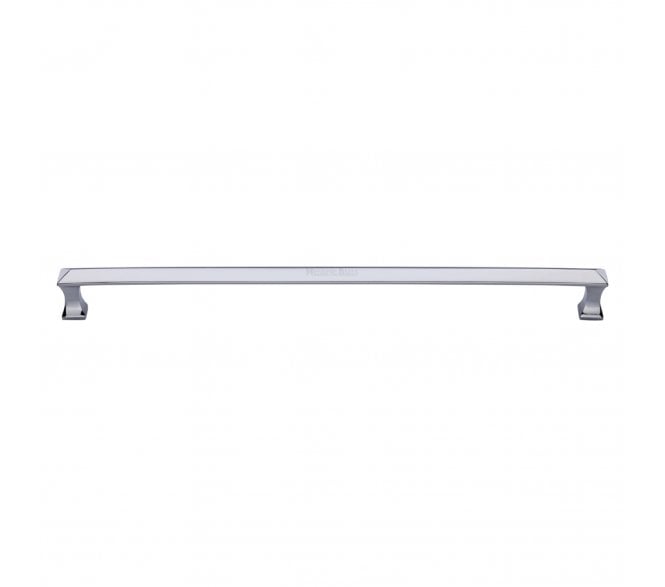 Heritage Brass Pyramid Door Pull Handles - Polished Chrome