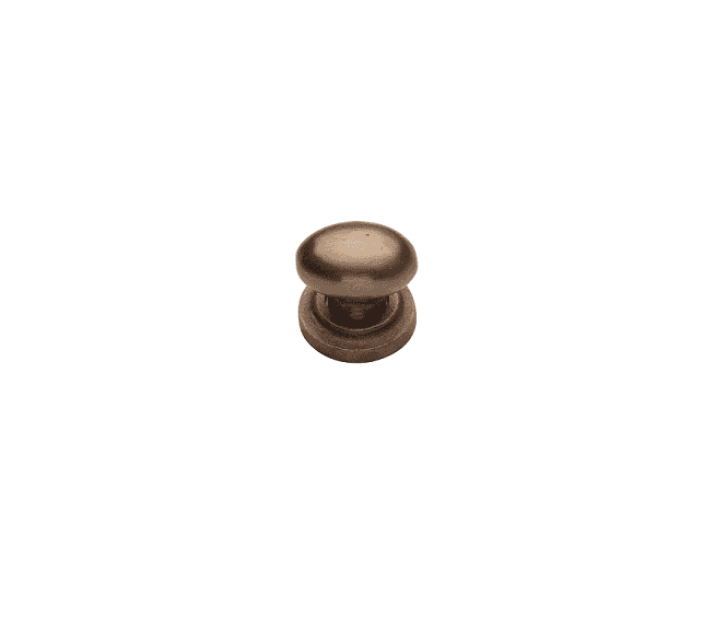 Heritage Brass RBL179 Oval Cabinet Knob 32mm - Solid Bronze Rustic