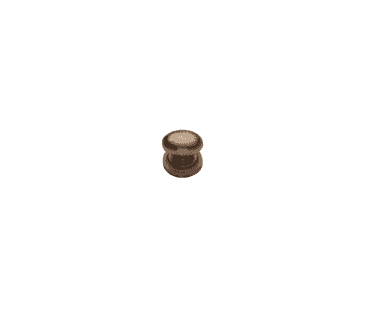 Heritage Brass RBL179 Oval Cabinet Knob 38mm - Solid Bronze Rustic