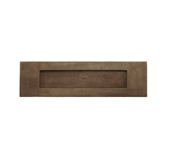 Heritage Brass RBL465 Letter Plate 265x106mm - Solid Bronze Rustic