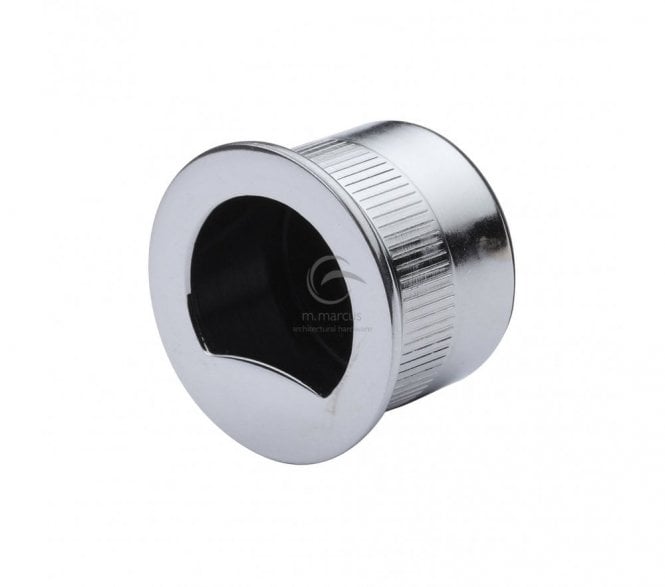 Heritage Brass RD373 Pocket Door Edge Pull - Polished Chrome