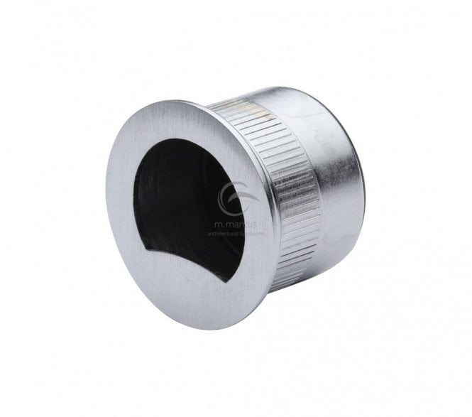 Heritage Brass RD373 Pocket Door Edge Pull - Satin Chrome