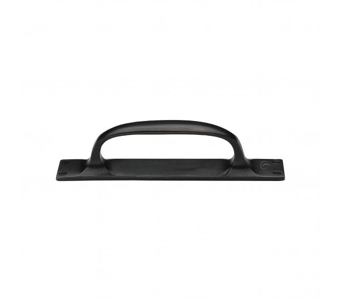 Heritage Brass RDB1142 Cabinet Pull Handles On Back Plate - Rustic Dark Bronze