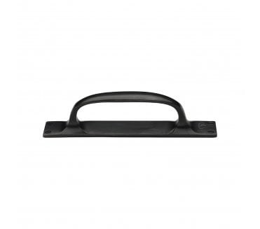 Heritage Brass RDB1142 Cabinet Pull Handles On Back Plate - Rustic Dark Bronze