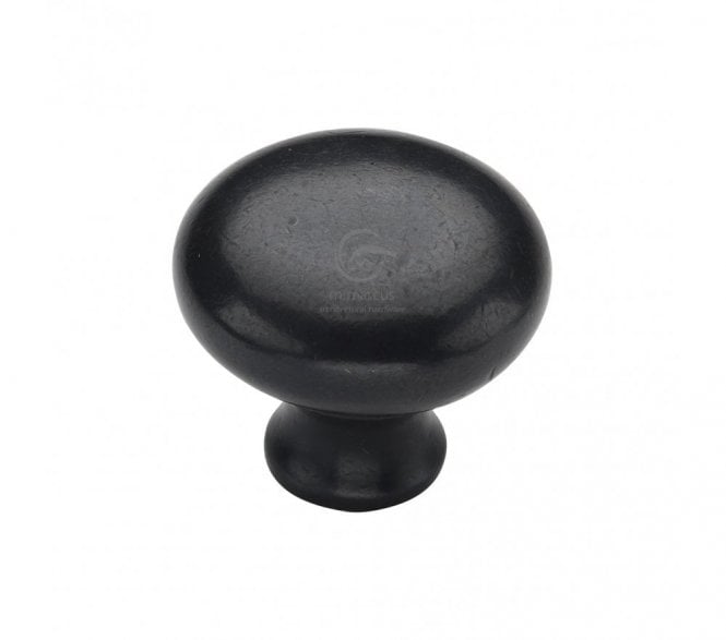 Heritage Brass RDB117 Round Cabinet Knobs - Rustic Dark Bronze