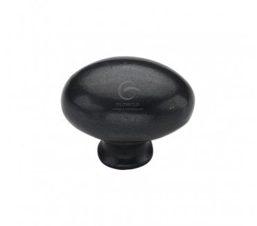 Heritage Brass RDB118 Oval Cabinet Knobs - Rustic Dark Bronze