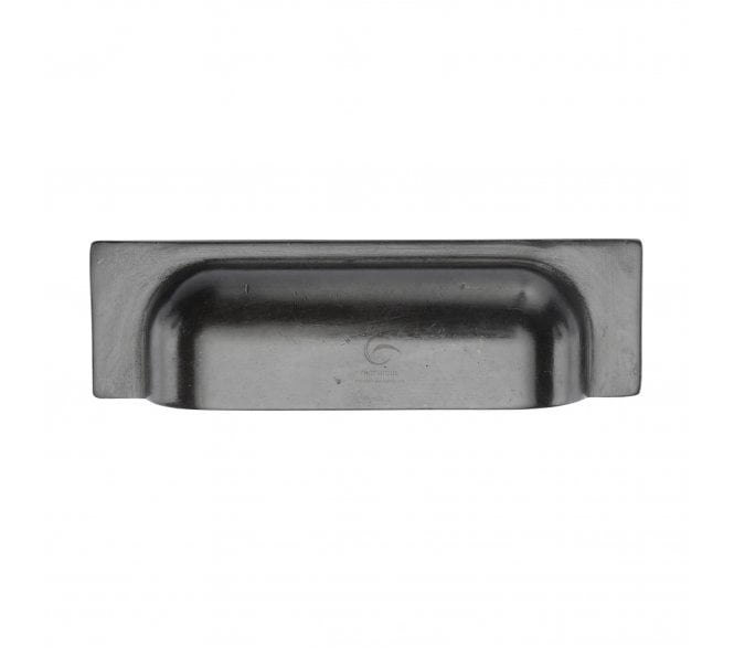 Heritage Brass RDB1720 Military Draw Cup Pulls - Rustic Dark Bronze