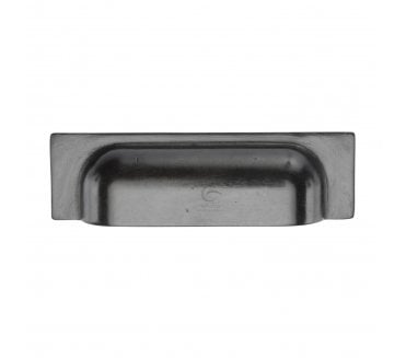 Heritage Brass RDB1720 Military Draw Cup Pulls - Rustic Dark Bronze