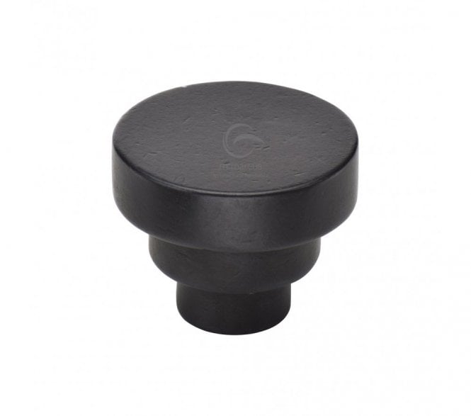 Heritage Brass RDB3624 Round Stepped Design Cabinet Knobs - Rustic Dark Bronze