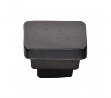 Heritage Brass RDB3672 Square Stepped Cabinet Knobs - Rustic Dark Bronze