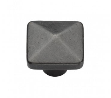 Heritage Brass RDB390 Sqaure Pyramid Cabinet Knobs - Rustic Dark Bronze