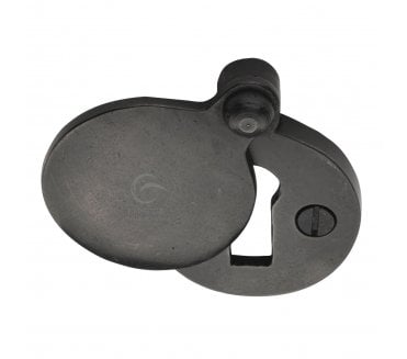 Heritage Brass RDB554 Covered Standard Keyhole Escutcheon - Rustic Dark Bronze