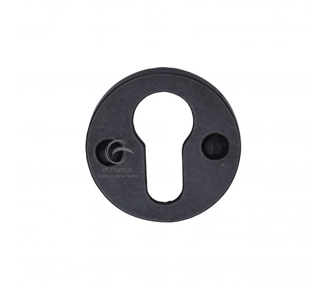 Heritage Brass RDB556 Euro Profile Cylinder Escutcheon - Rustic Dark Bronze