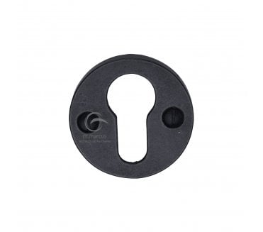 Heritage Brass RDB556 Euro Profile Cylinder Escutcheon - Rustic Dark Bronze