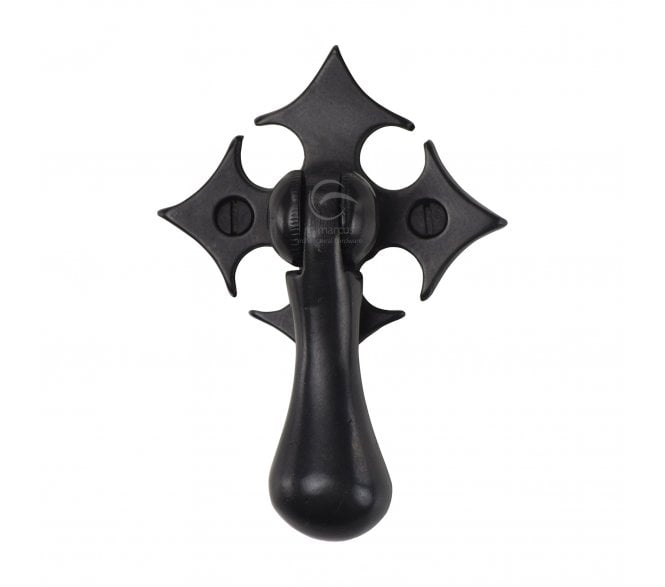 Heritage Brass RDB6261 Fleur-De-Lys Cabinet Drop Pull - Rustic Dark Bronze