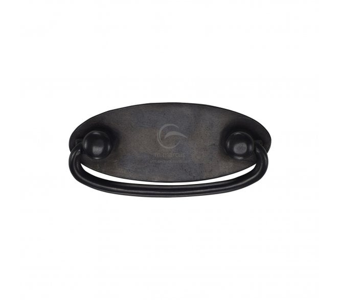 Heritage Brass RDB6266 Oval Cabinet Drop Pull - Rustic Dark Bronze