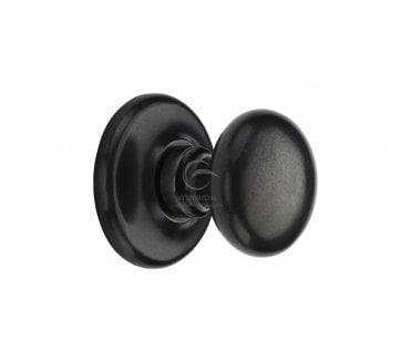 Heritage Brass RDB901 Round Centre Door Knob - Rustic Dark Bronze