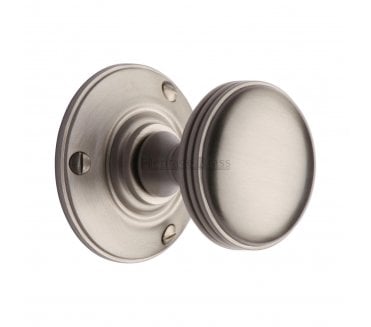 Heritage Brass Richmond Mortice Knobs - Satin Nickel