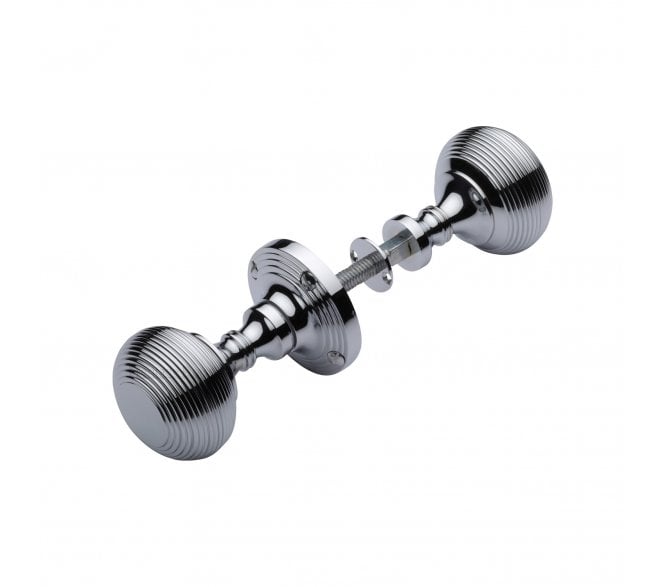 Heritage Brass RIM-V971 Beehive Rim Knobs - Polished Chrome