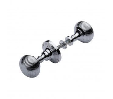 Heritage Brass RIM-V971 Beehive Rim Knobs - Polished Chrome