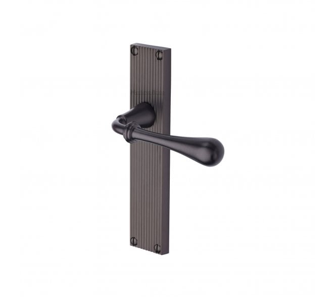 Heritage Brass Roma On Reeded Backplate - Matt Bronze