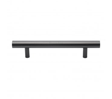 Heritage Brass Round Bar Door Pull Handles - Matt Bronze