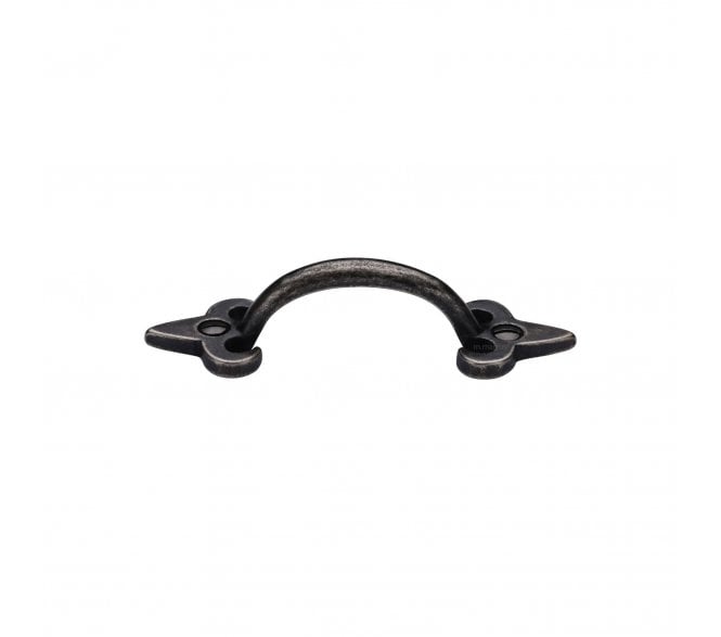 Heritage Brass RPW1092 Fleur-de-lys Design Cabinet Pull Handles - Rustic Pewter