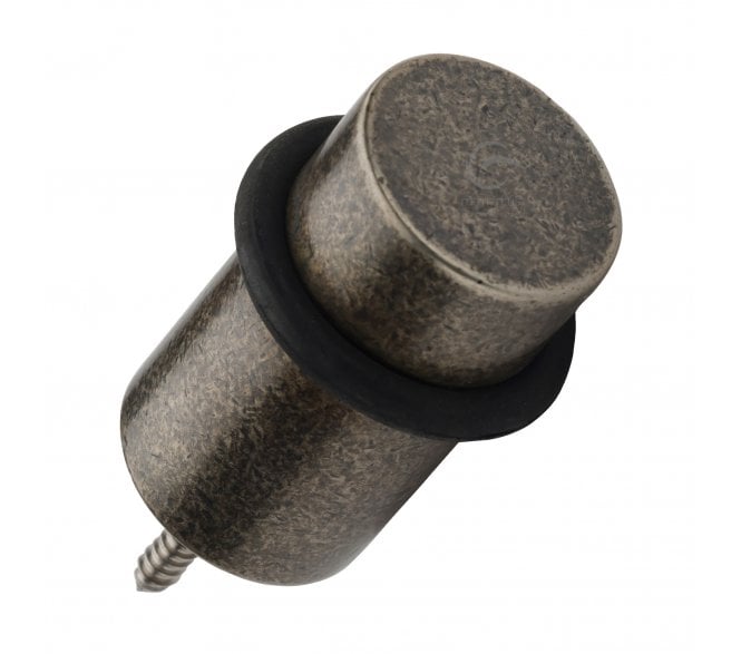 Heritage Brass RPW136 Cylinder Floor Mounted Door Stop - Rustic Pewter