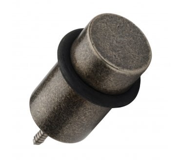 Heritage Brass RPW136 Cylinder Floor Mounted Door Stop - Rustic Pewter