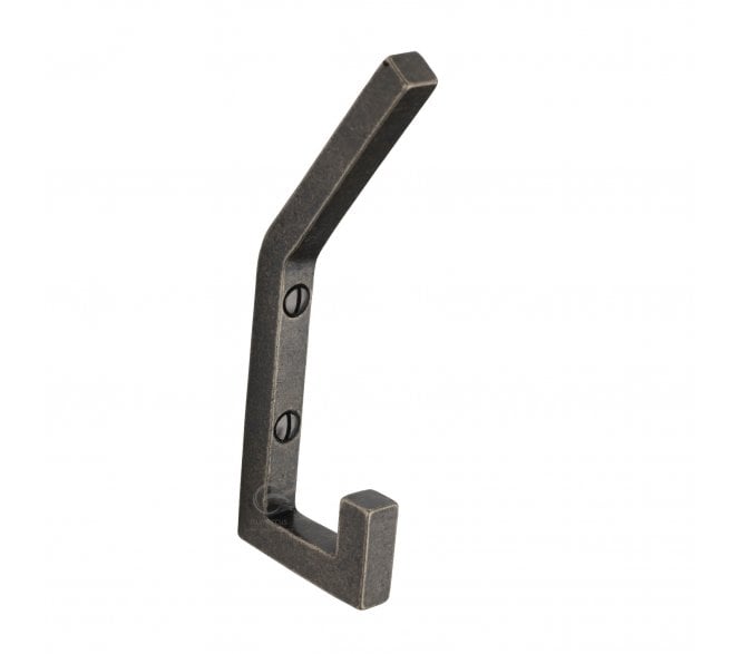Heritage Brass RPW151 Double Robe Hook - Rustic Pewter