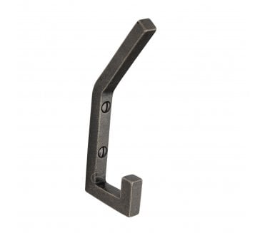 Heritage Brass RPW151 Double Robe Hook - Rustic Pewter