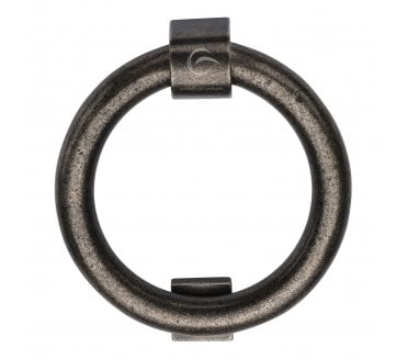 Heritage Brass RPW339 Ring Door Knocker - Rustic Pewter