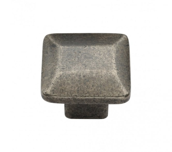 Heritage Brass RPW3625 Trapezoid Design Cabinet Knob - 32mm - Rustic Pewter