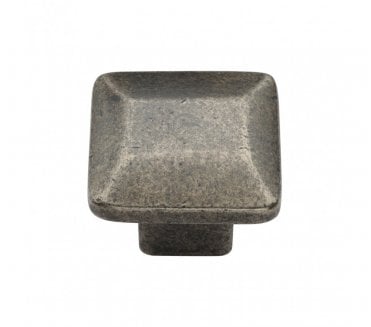 Heritage Brass RPW3625 Trapezoid Design Cabinet Knob - 32mm - Rustic Pewter