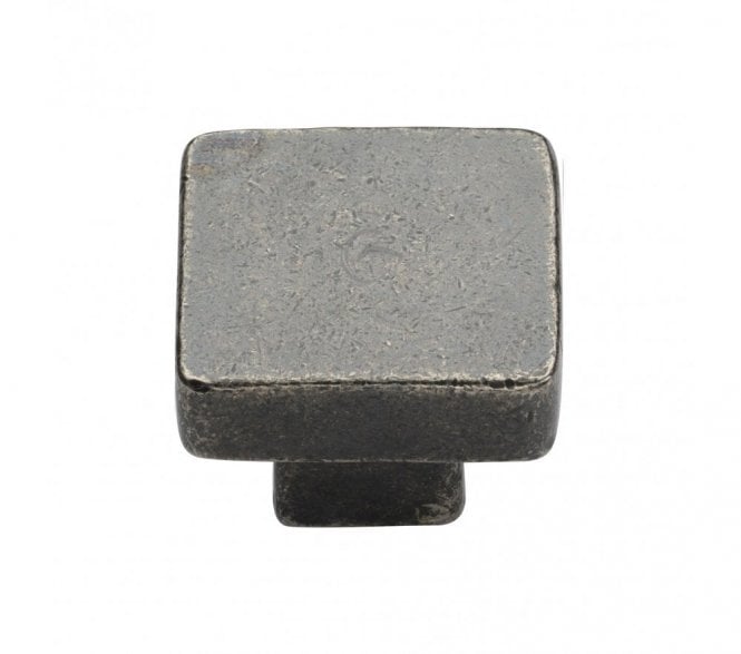 Heritage Brass RPW3672 Square Cabinet Knobs - Rustic Pewter