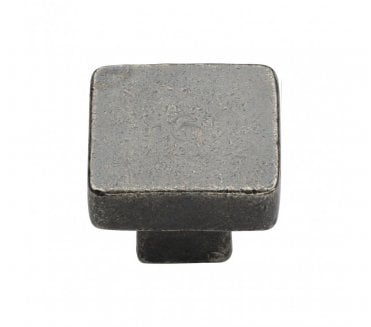 Heritage Brass RPW3672 Square Cabinet Knobs - Rustic Pewter