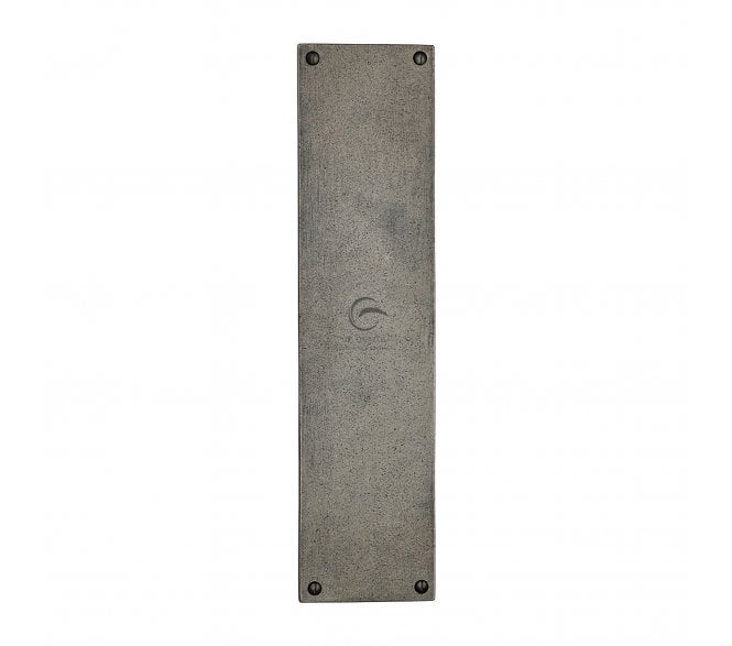 Heritage Brass RPW431 Plain Flat Fingerplate - 305x64mm - Rustic Pewter
