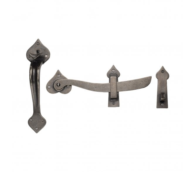 Heritage Brass RPW568 Gate Latch - Rustic Pewter