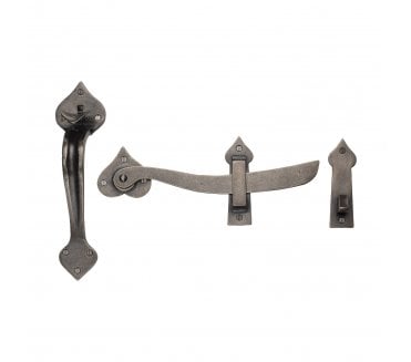 Heritage Brass RPW568 Gate Latch - Rustic Pewter