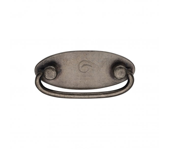 Heritage Brass RPW6266 Oval Cabinet Drop Pull - Rustic Pewter