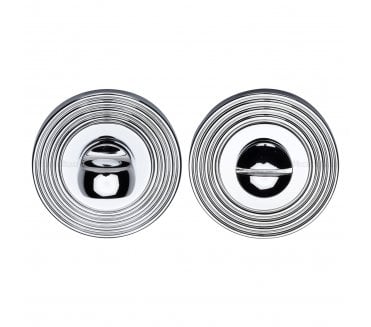 Heritage Brass RR4049 Reeded Bathroom Turn & Release - Polished Chrome
