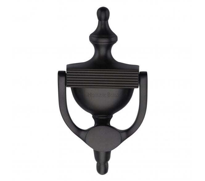 Heritage Brass RR912 Reeded Urn Door Knocker - 195mm - Matt Bronze