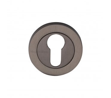 Heritage Brass Signac Euro Profile Escutcheon  - Matt Bronze