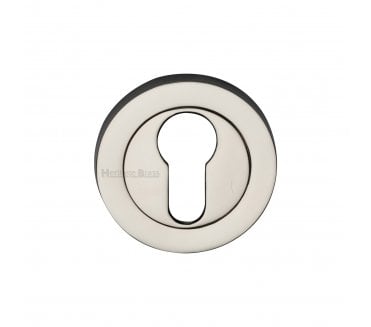 Heritage Brass Signac Euro Profile Escutcheon  - Polished Nickel